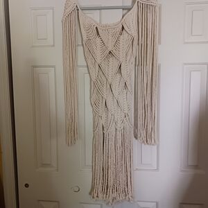 Extra small macrame dress